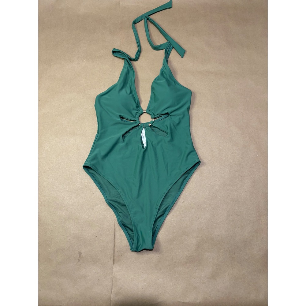 Cupshe Green One Piece Swimsuit Women Large